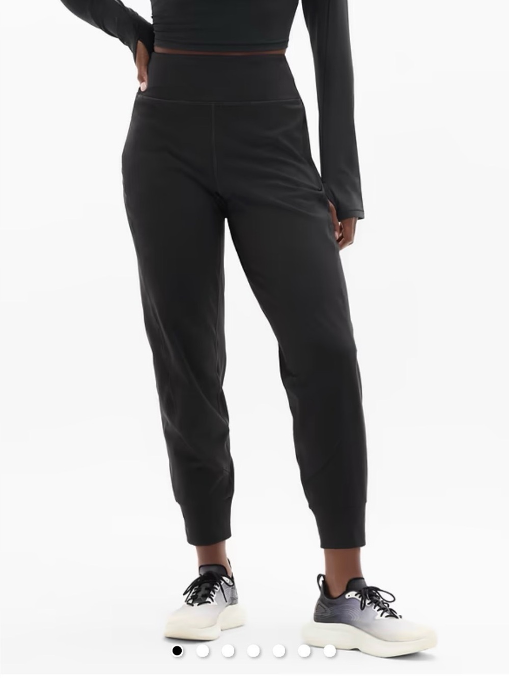 ATHLETA Black Ranier Jogger Small